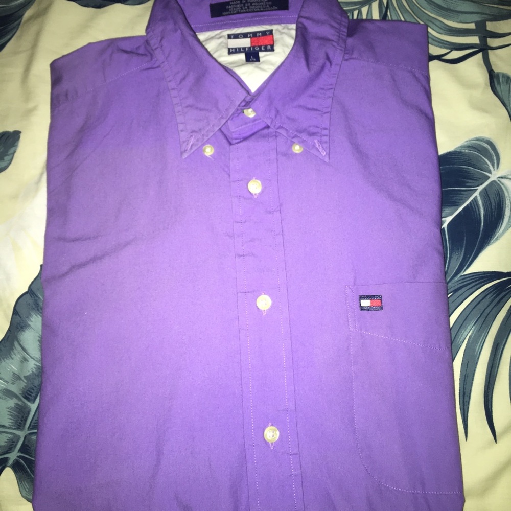 Vintage Lavender Tommy Hilfiger Long Sleeve